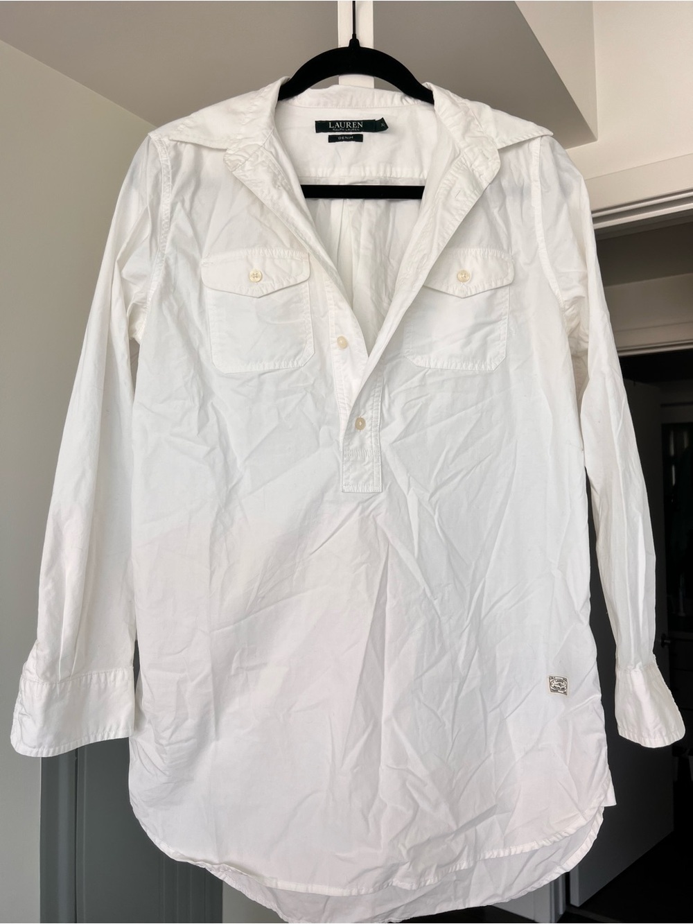 Ralph Lauren Women's 100% Cotton Tunic Style Overshirt Size XS/S